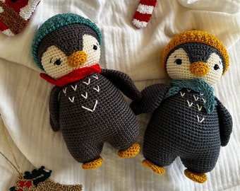 The Little Penguin Crochet, Chunky Crochet Penguin, Christmas penguin