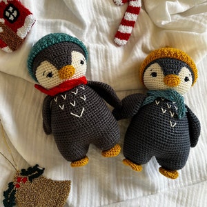 The Little Penguin Crochet, Chunky Crochet Penguin, Christmas penguin