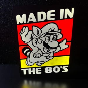 Mario Made In The 80&#39;s Light