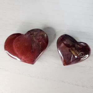 Mookaite Crystal Heart Carvings, Mookaite Hearts, Mookaite Crystal Hearts, Red Mookaite Hearts, Mookaite Carvings
