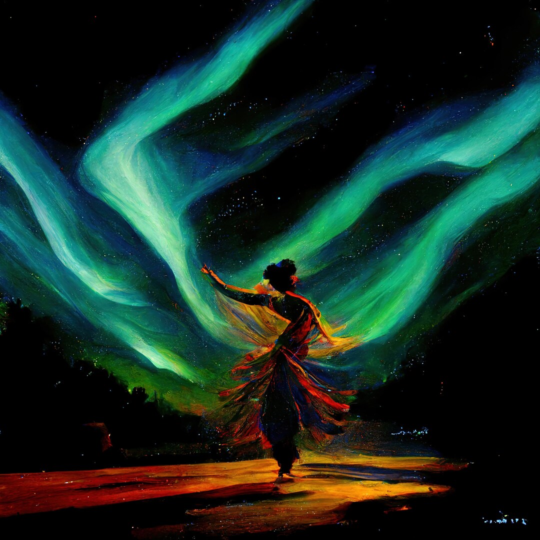 Dance of the Northern Lights - Digital Download of Image - Beautiful ...