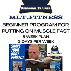 MLT.FITNESS BEGINNERS 8 week workout plan building muscle fast