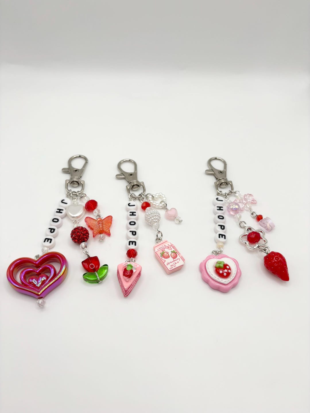 Jhope Inspired Handmade Keychain- Cute Beaded Keychains- Hope on the ...