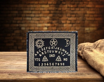 Ouija Board Altar Cloth: Classic Spirit Board for Rituals (24" x 30")