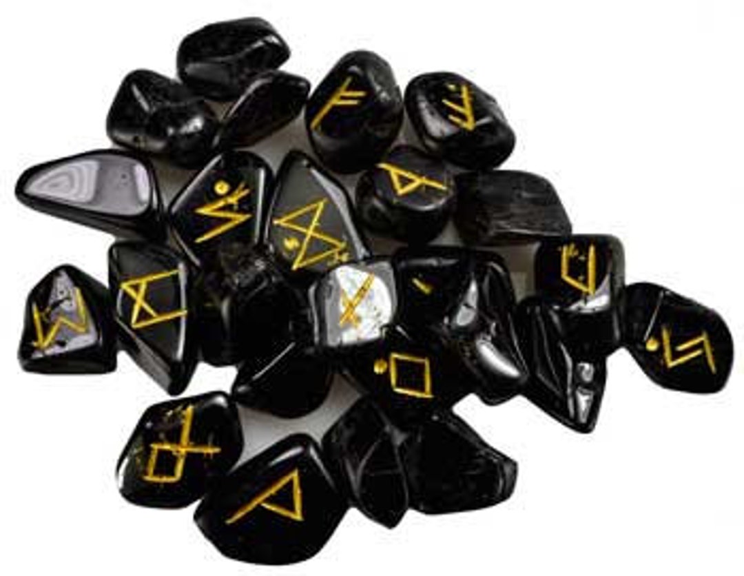 Aazon.co: Tiger Eye Runes Crystal Rune Stones Set 25Pcs Elder Futhark