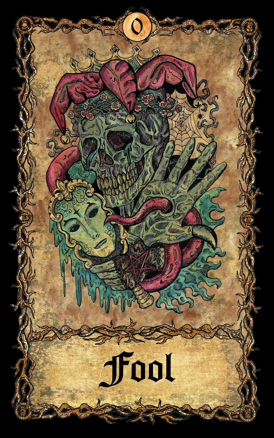 Bones Eternal Tarot Deck Gothic Indie Tarot Etsy