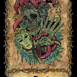 Bones Eternal Tarot Deck, Indie Tarot Deck, Indie Tarot, Fortune Telling - Divination tools - Tarot Gift - Skeleton Tarot Deck, Bones Tarot