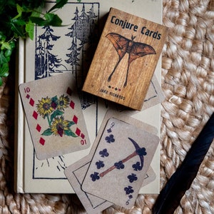 Conjure Cards by Jake Richards, Appalachia Folklore Fortune Telling Playing Cards, fortune telling deck, Tarot Playing Deck, Folklore cards