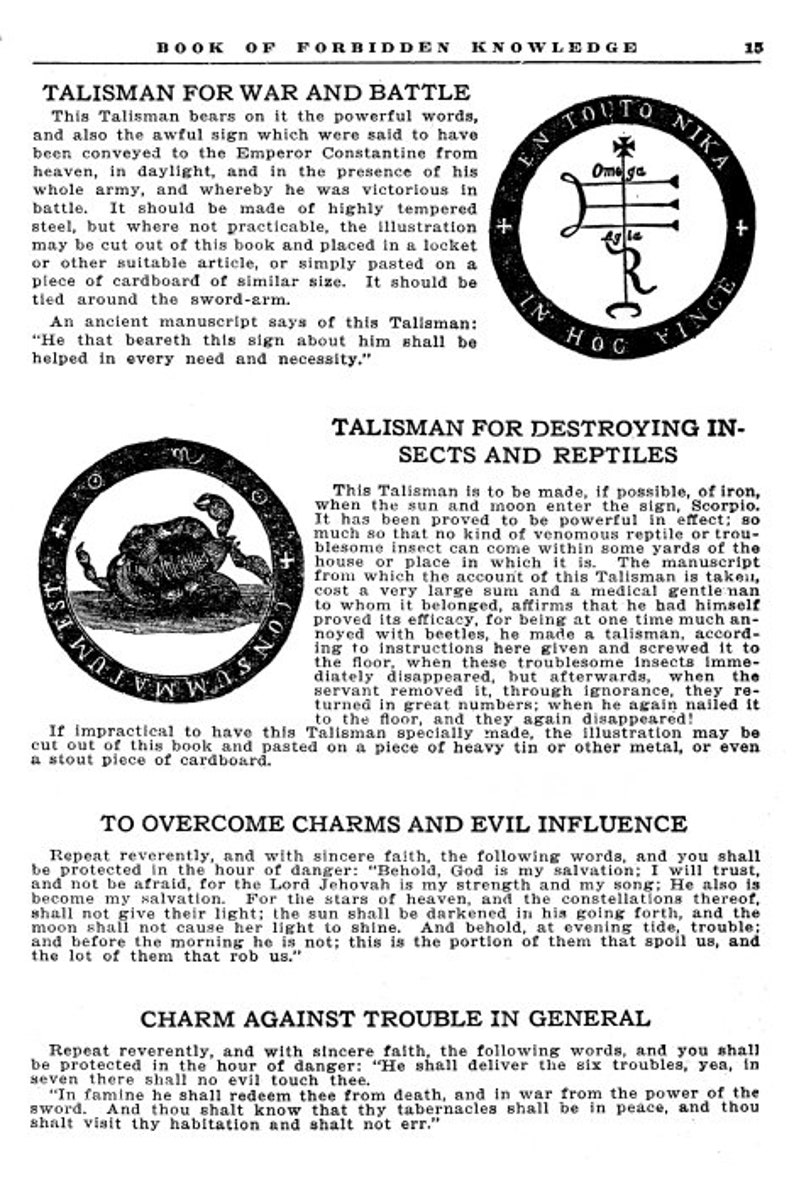 Vintage Black Magic eBook: Forbidden Knowledge, Superstitions (PDF Download) image 3