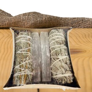 White Sage Smudge Kit, Smudging, Cleansing kit, Sage Smudge Kit, Energy Cleansing Ritual Kit, Cleanse Your Space, Banish Unwanted Energies