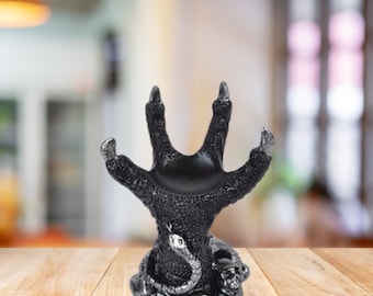 Claw Ball Stand | Claw Crystal Sphere Stand | Gothic Home Decor | Crystal Sphere Stands | Crystal Ball Stand | Gothic Ball Stand