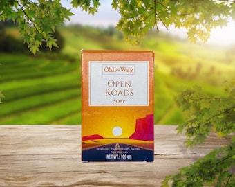 Open Roads Ritual Soap: Handmade Cleansing Bar with Prayer