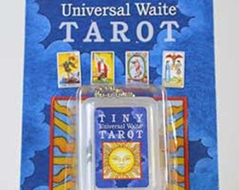 Tiny Universal Waite Tarot Deck Keychain: Miniature Tarot Cards