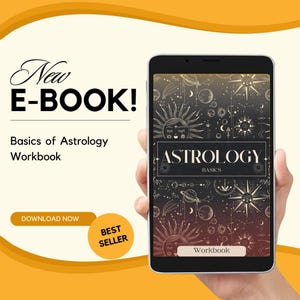 Basics of Astrology Workbook | Beginner’s Guide to Zodiac Signs, Planets, and Birth Charts | Astrology Study Printable PDF