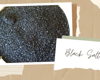 Black Salt (1 lb): Protection, Cleansing, and Ritual