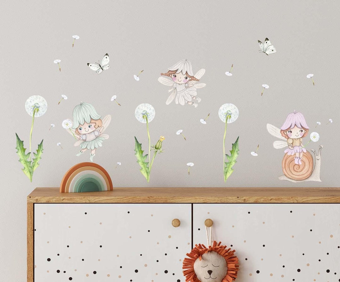 Flower Fairies Small Wall Stickers Girls Room | Garden Fairies Nursery ...