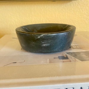 Black marble tray