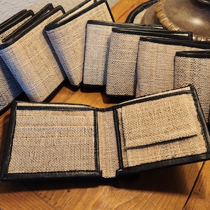 Cartera de cáñamo para hombre