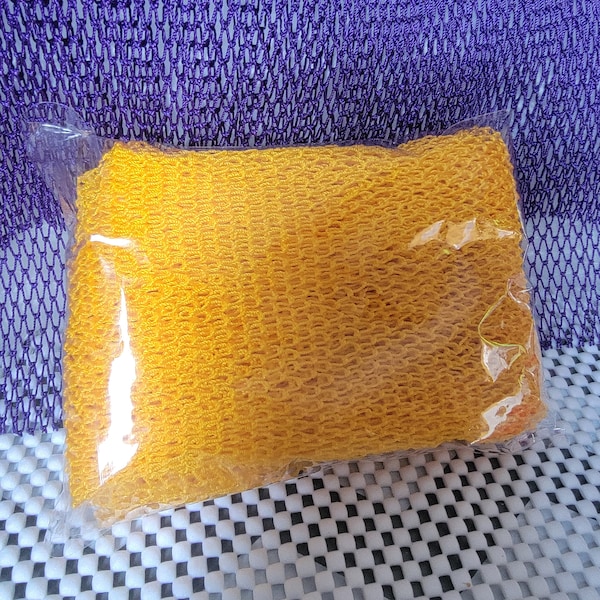 Handmade African Net and Exfoliating Shower Body Scrubber. Bath Sponge