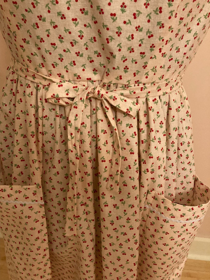 Vintage Style Wrap & Tie Dress/apron/housecoat/robe With Etsy