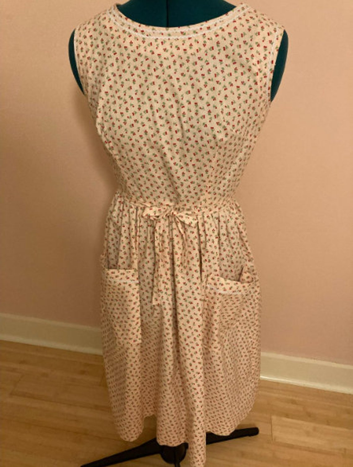 Vintage Style Wrap & Tie Dress/apron/housecoat/robe With Etsy