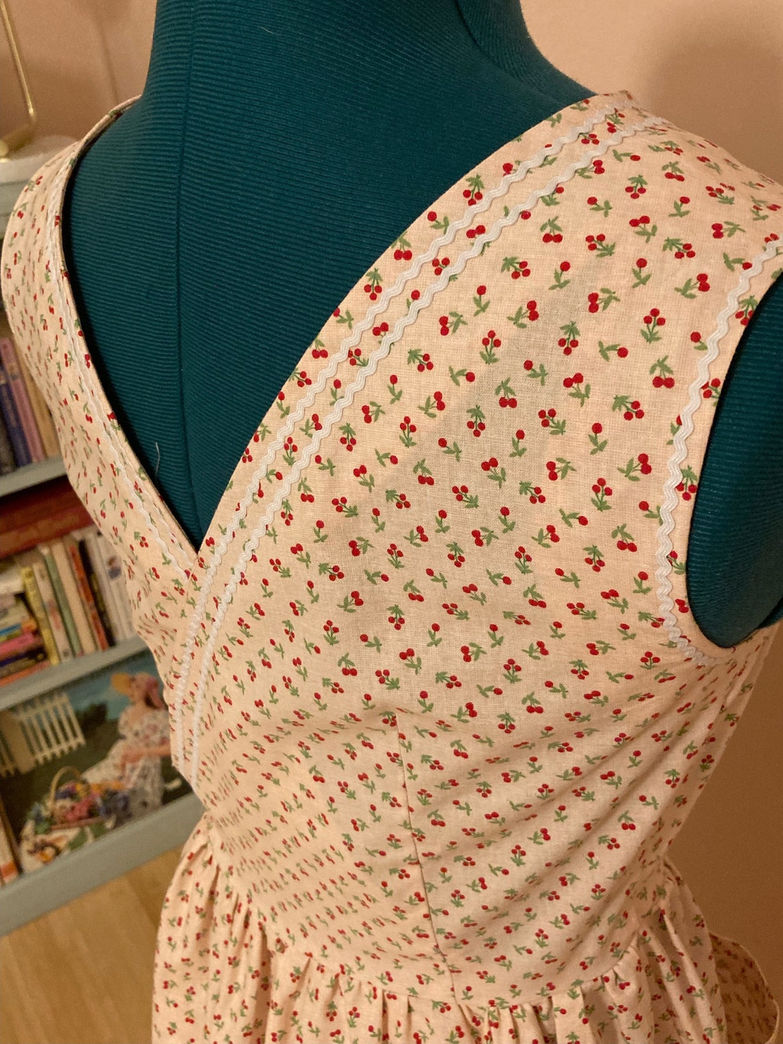 Vintage Style Wrap & Tie Dress/apron/housecoat/robe With Etsy