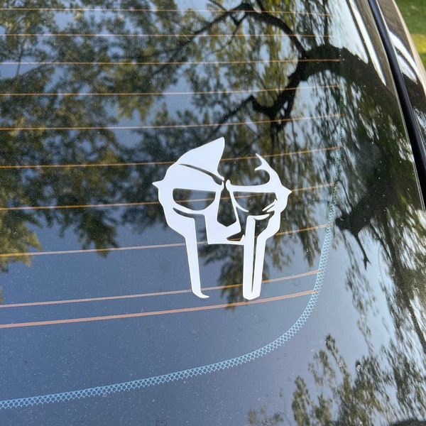 MF Doom Vinyl Decal