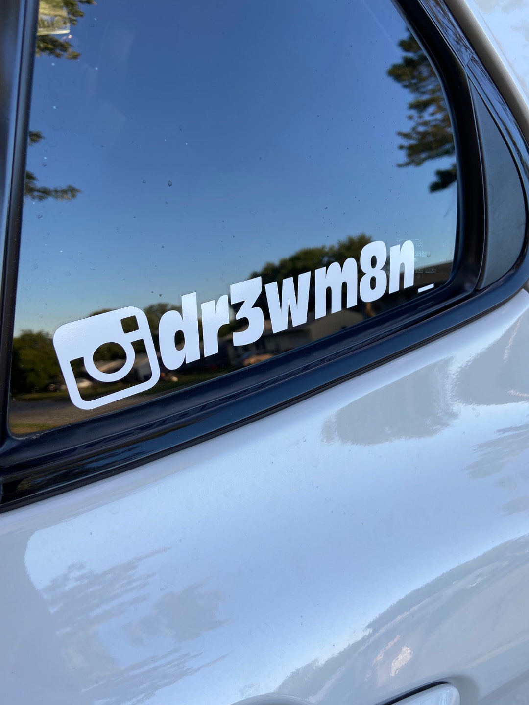 Instagram Tag Vinyl Decal - Etsy