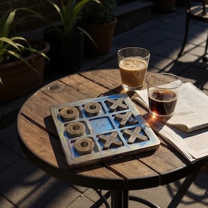 Resin Tic-Tac-Toe Game, Tic-tac-toe boards, games
