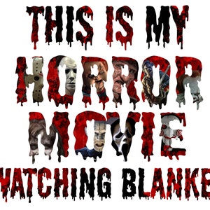 Horror Movie Digital Download Design, Halloween Design, Instant Download, Digital File, Horror Movie, Sublimation, Scary Movie, Png
