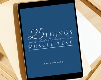 E-book TESTE MUSCULAR, 25 coisas que você não sabia sobre teste muscular, download digital de 40 páginas mais guia bônus