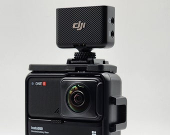 Adaptateur de fixation à vis pour griffe porte-froid TighyMount pour appareil photo DJI Mic 360 Invisible imprimé en 3D