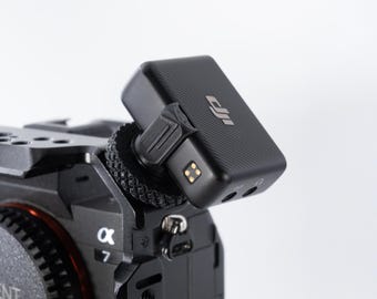 DJI Mic Adapter TightyMount Cold Shoe Screw Mount, 3D Printed