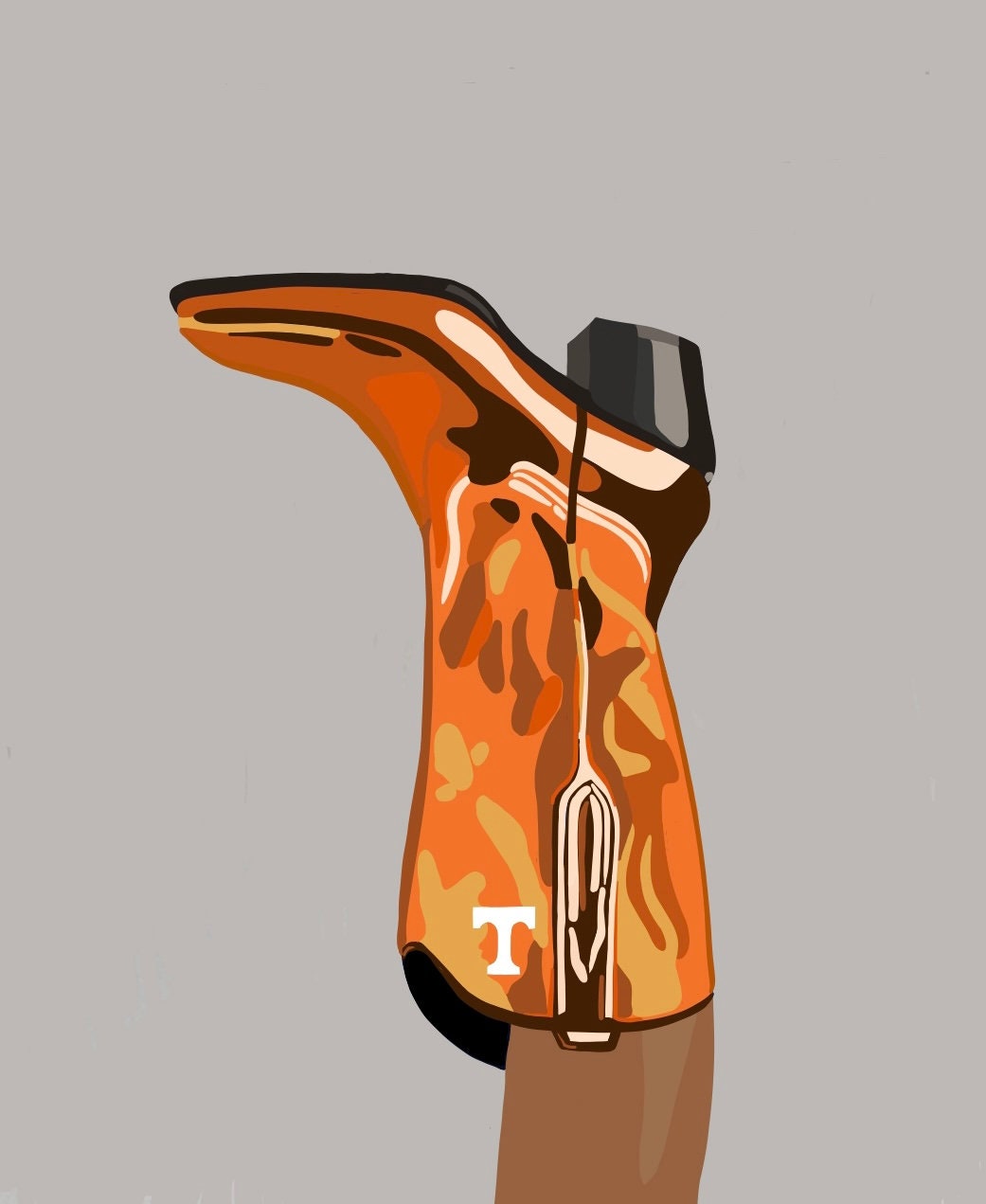 University of Tennessee Wall Art, VOLS Trendy Wall Art, Trendy College Wall Art, Trendy Dorm