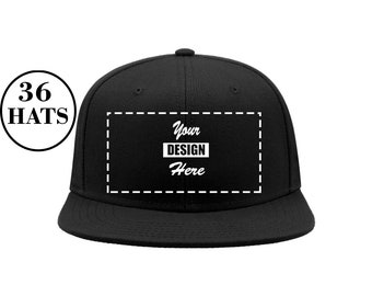 Custom Snapback Hat Embroidery Graphic 36 Hats
