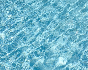Pool Water Reflection Blues 12 x 18