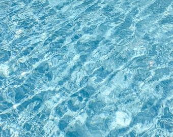Pool Water Reflections Blues