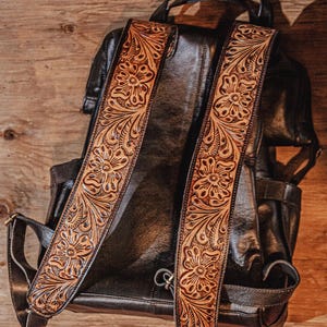 leather diaper backpack diaper bag western backpack handmade ranch hand (1)