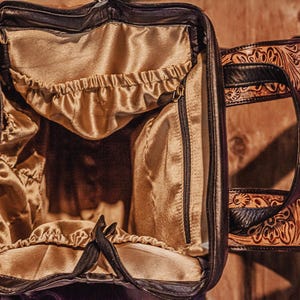 leather diaper backpack diaper bag western backpack handmade ranch hand (1)