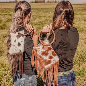 cowhide sling bags hand bag western purse western handbag hair on cowhide fanny pack (3)