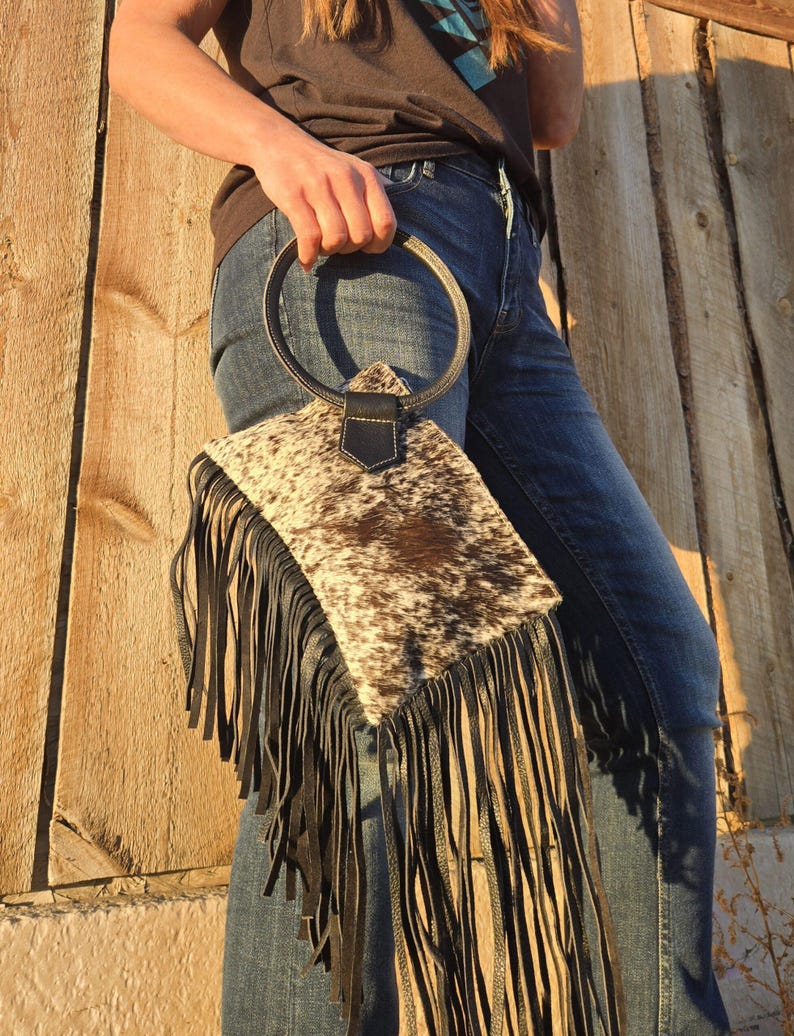 Fanny Packs cowhide fanny pasks cowhide clutch western purse (46)