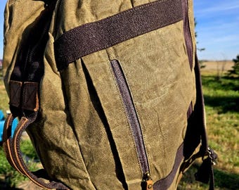 De Rocky Mountain Perfect reistas - Legergroen - Robuuste reistas in westernstijl van Ranch Hand - Authentieke leren tas