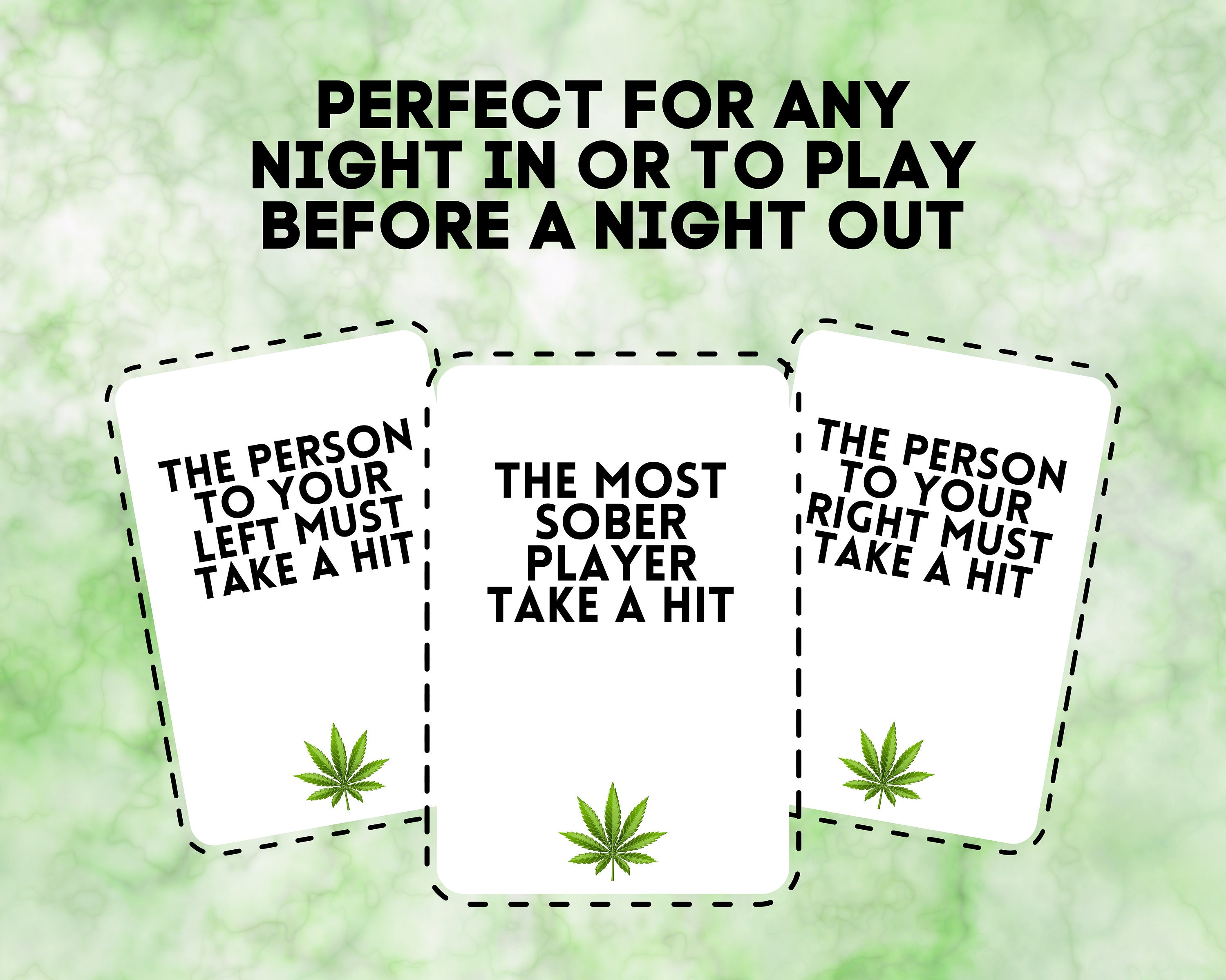 Light up Smoking Game for Adults, Group Party Game Printable, Smoking