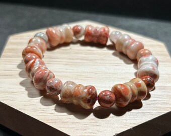 Natural Fossil Coral Jade Bracelet