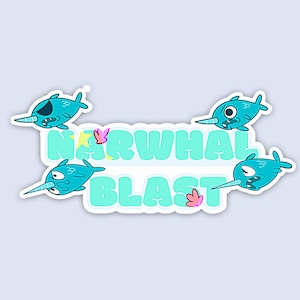 Narwhal Blast Sticker | SVTFOE
