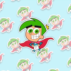 Super Cosmo Computer Sticker