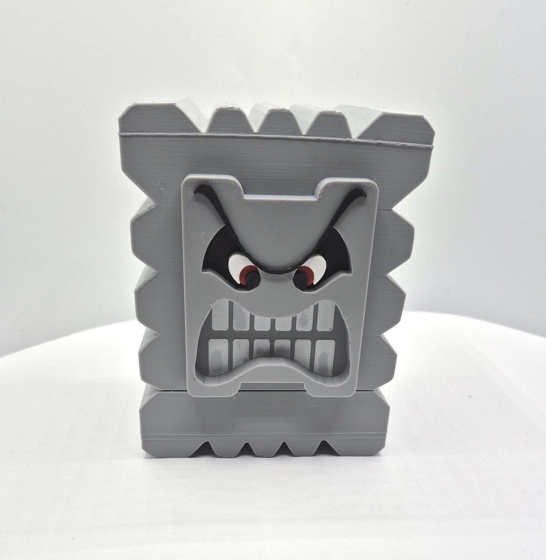 Thwomp Inspired Deck Box – 100 Card Holder for MTG, Commander Tabletop ...