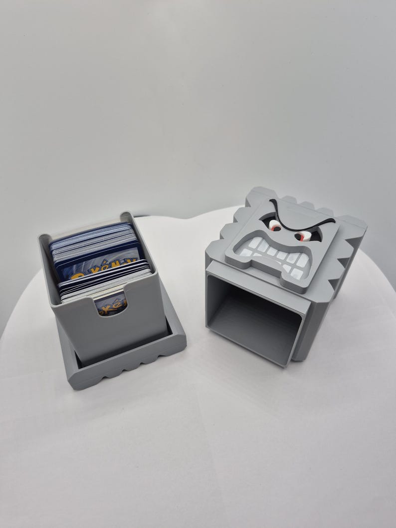 Thwomp Inspired Deck Box – 100 Card Holder for MTG, Commander Tabletop ...