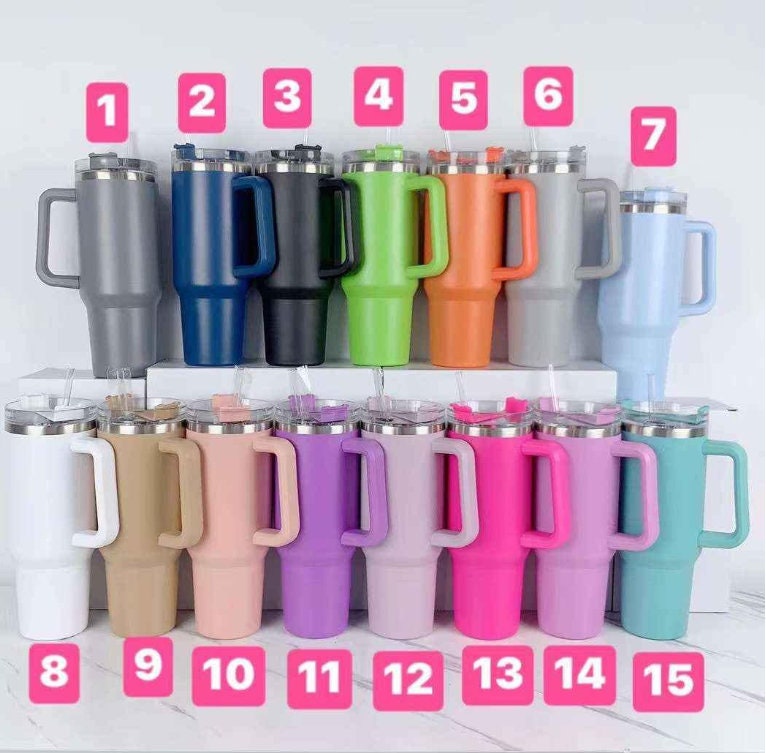 Stanley Dupes Travel Mugs, Personalised or Blank 40oz Etsy UK