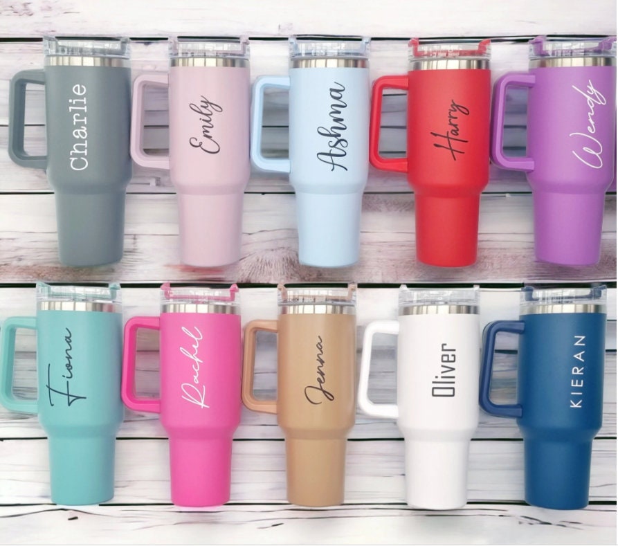 Stanley Dupes Travel Mugs, Personalised or Blank 40oz Etsy UK
